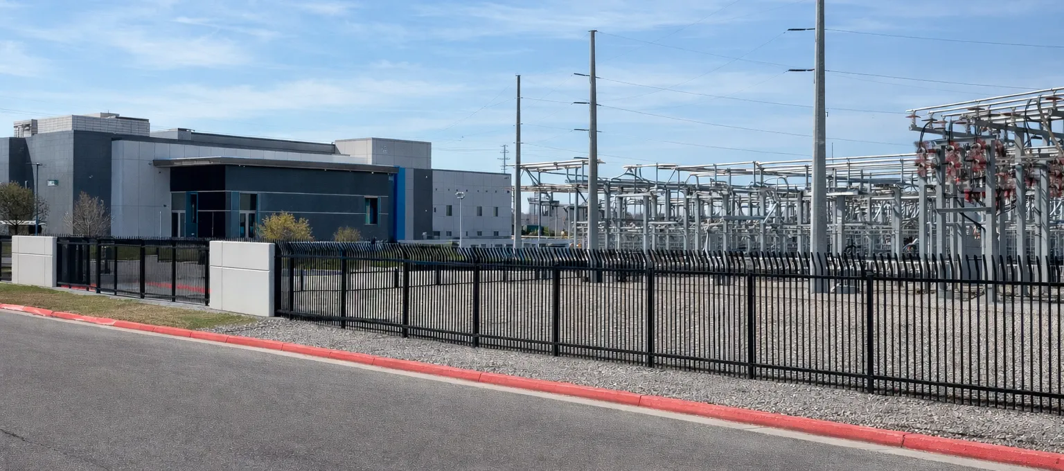 Transmission infrastructure near data center